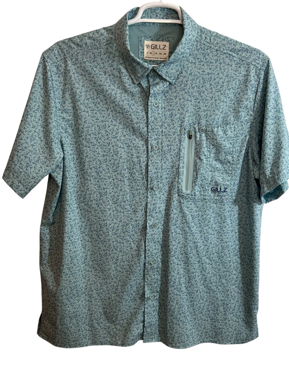 Gillz Vented Fishing Shirt Mens Size Large